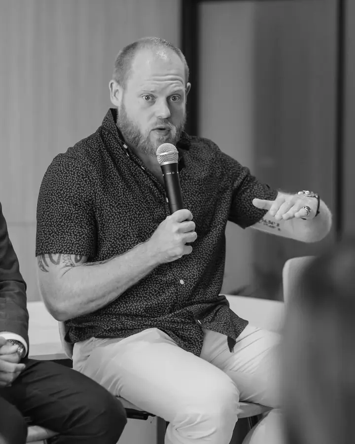 Rhys Woodfield, founder of MSCM Studios